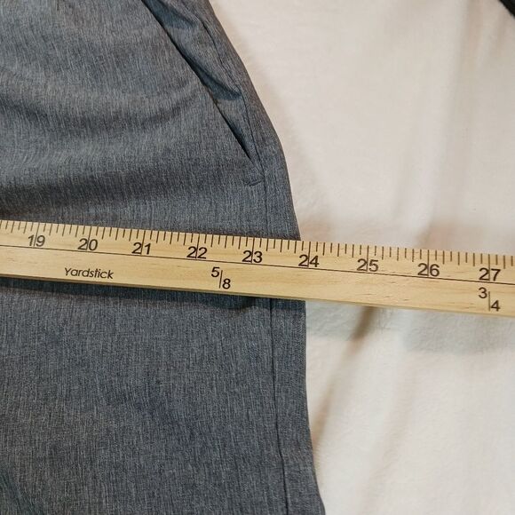 BCG Men's XL Run/ Race Performance Shorts. Gray/ Black Vent Stripe. 3 Pocket.... - Picture 10 of 12